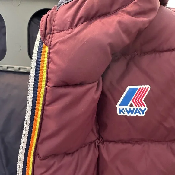 K-way double face down jacket in xs